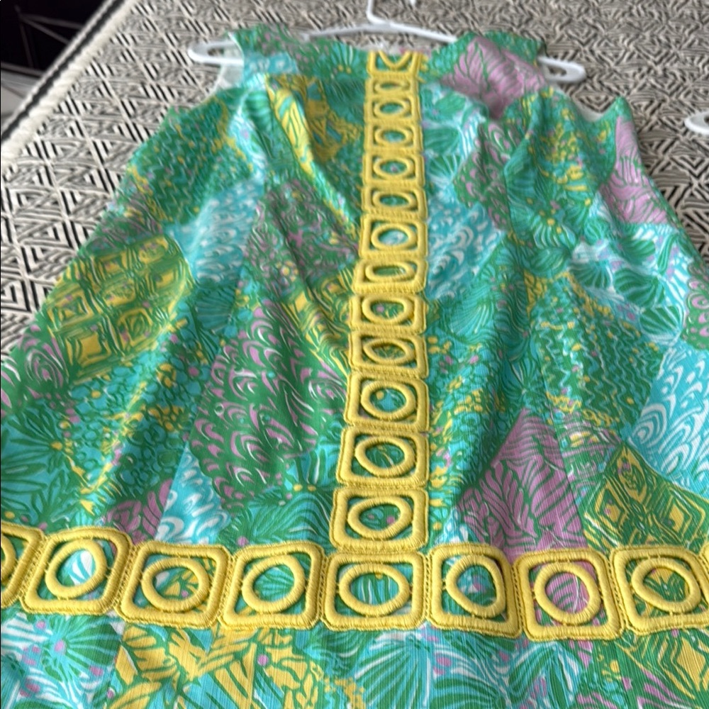 Lilly Pulitzer Multicolor Dress with Yellow Accents